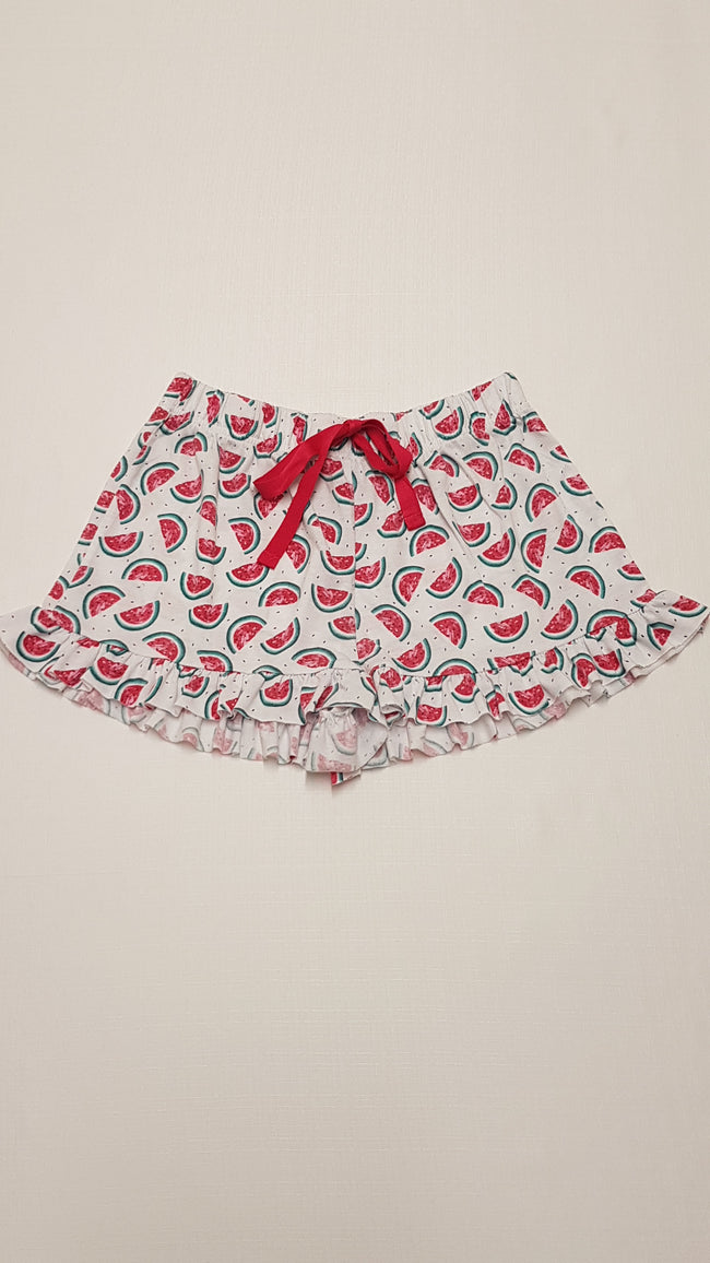 MATALAN FODROS ALJÚ,DINNYE MINTÁS KISLÁNY RÖVIDNACI 164-176 Hover Image