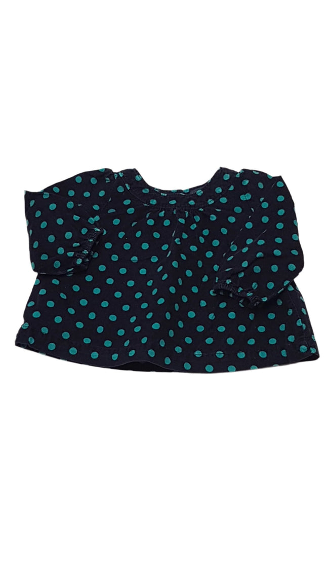 BABY GAP PÖTTYÖS,MIKRÓBÁRSONY KISLÁNY TUNIKA FELSŐ  74-80 Hover Image