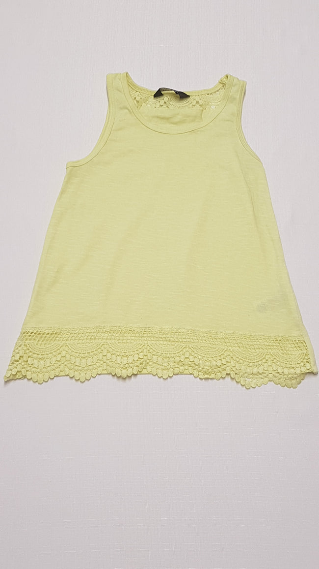 PRIMARK NAPSÁRGA,MADEIRÁS KISLÁNY DIVAT TRIKÓ 134 Hover Image