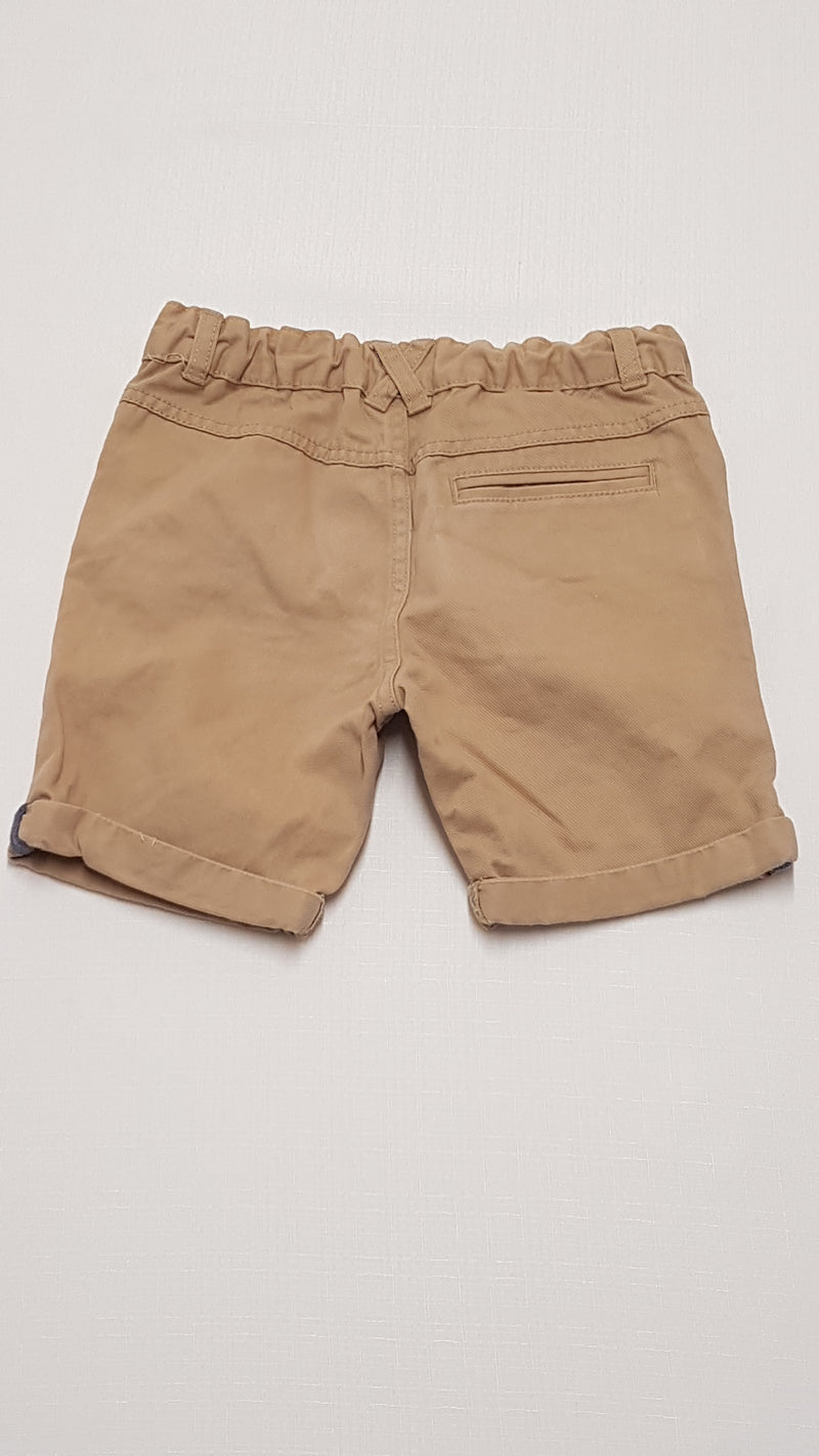 F&F KIDS MOGYORÓ SZÍNŰ,ELEGÁNS KISFIÚ RÖVIDNACI 116-122