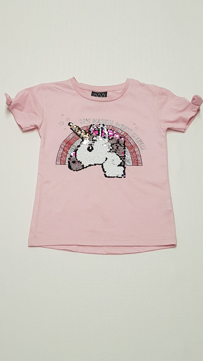 PRIMARK CSODÁLATOS FLITTERES,SIMIS,UNICORNOS KISLÁNY PÓLÓ 110-116 Main Image