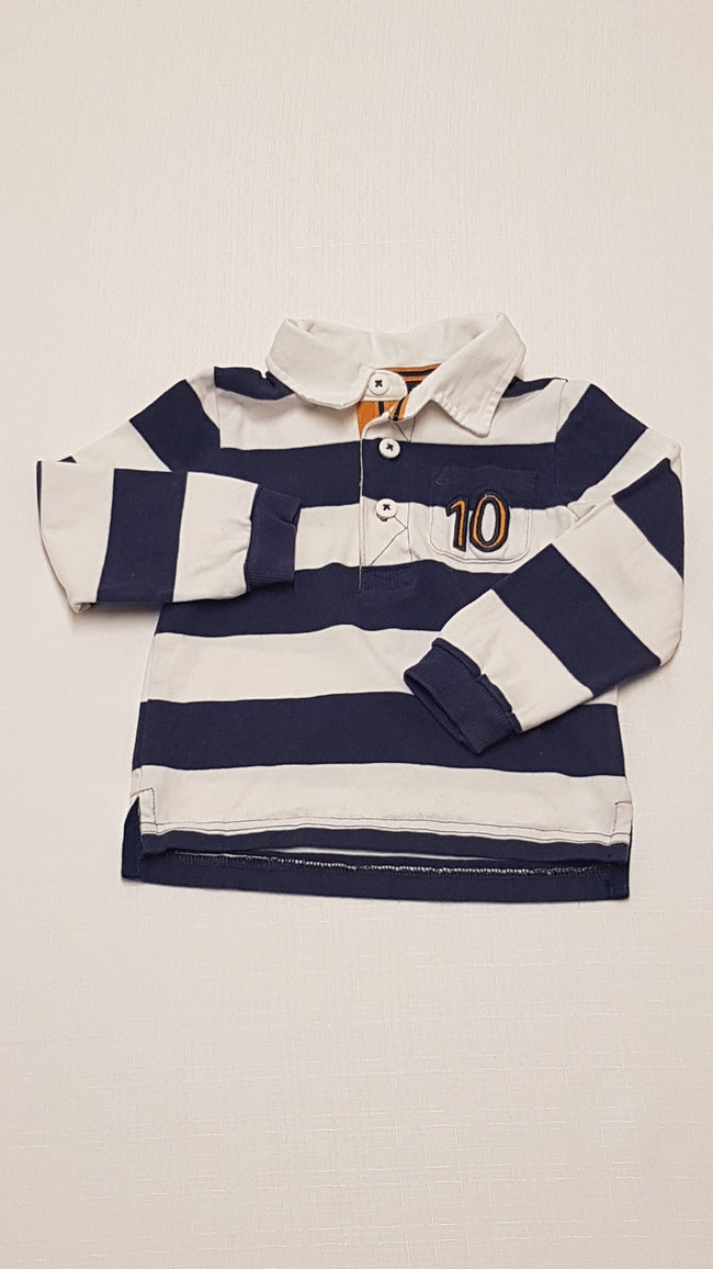 JOHN LEWIS GOMBOS,GALLÉROS,ELEGÁNS KISFIÚ VÉKONY PULÓVER 80-86 Hover Image