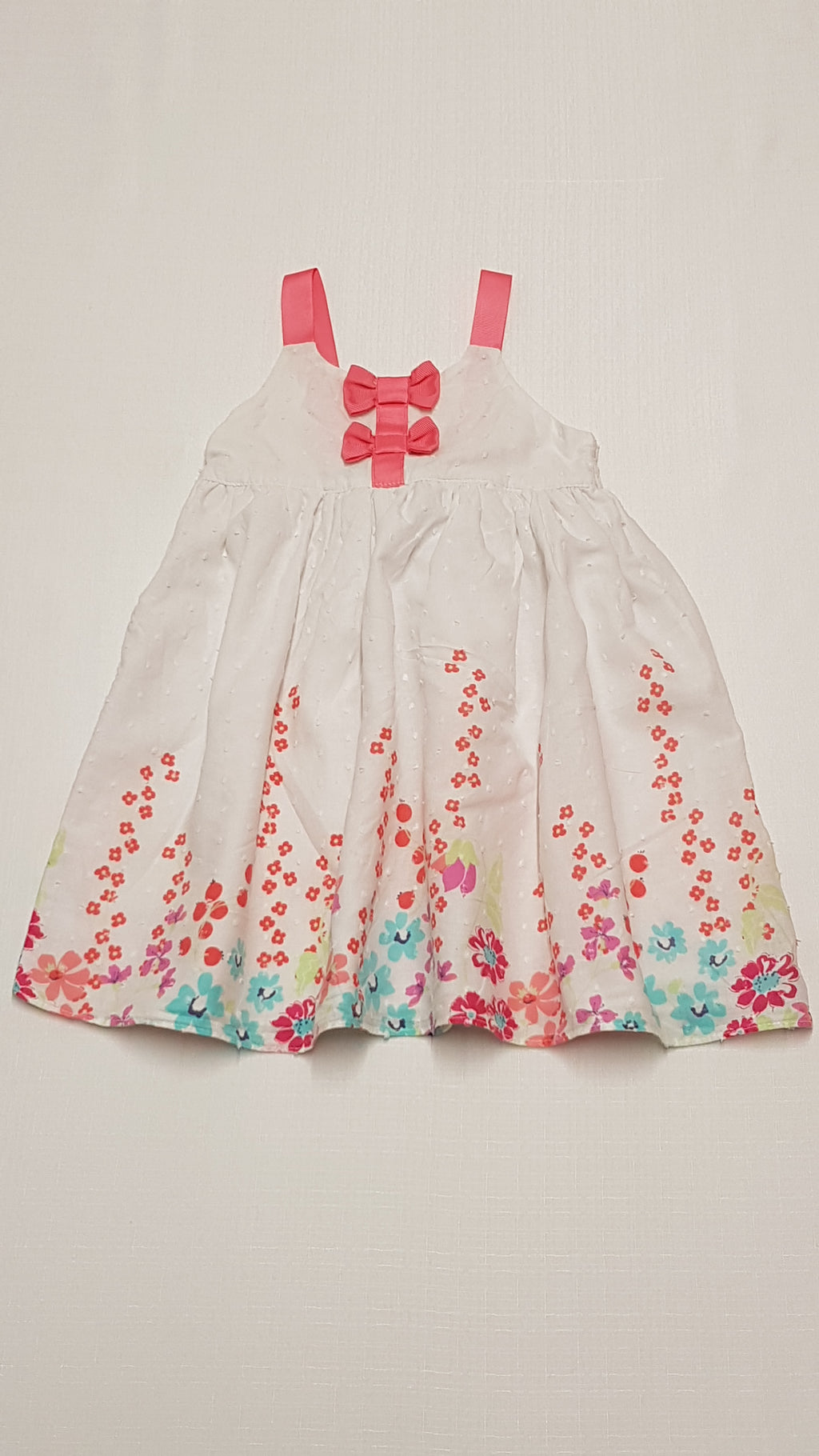 PENELOPE MACK DESIGNER GYÖNYÖRŰ SZÉP,SZÍNES VIRÁGOS,PÁNTOS,LENGE KISLÁNY RUHA 92-98