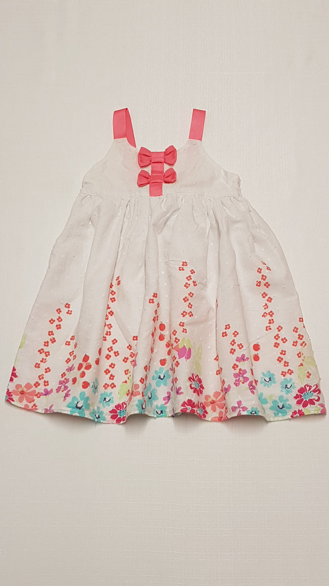 PENELOPE MACK DESIGNER GYÖNYÖRŰ SZÉP,SZÍNES VIRÁGOS,PÁNTOS,LENGE KISLÁNY RUHA 92-98 Hover Image