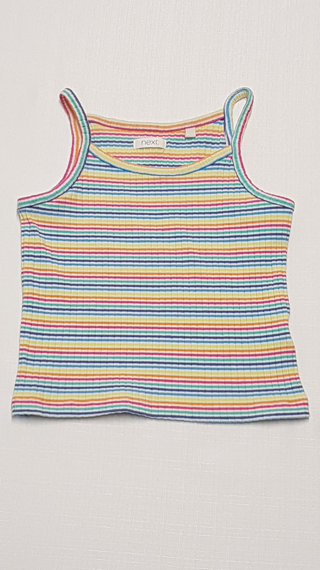 NEXT SZÍNES CSÍKOS KISLÁNY DIVAT TRIKÓ 116 Hover Image