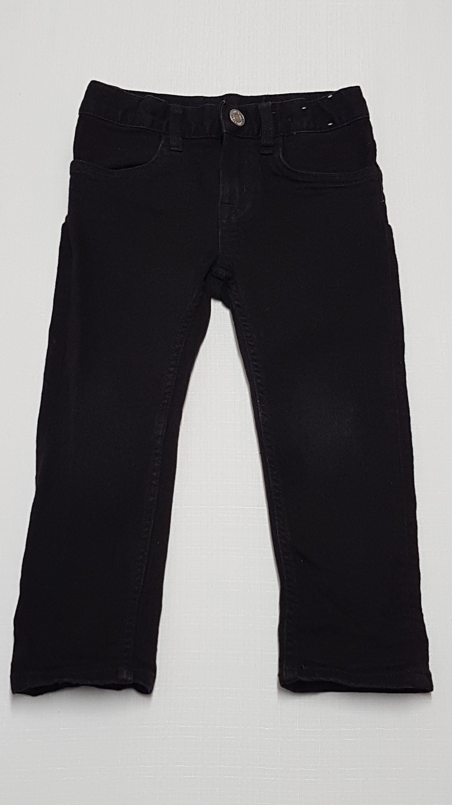 H&M FEKETE SZÍNŰ,MINŐSÉGI KISFIÚ FARMERNADRÁG 98