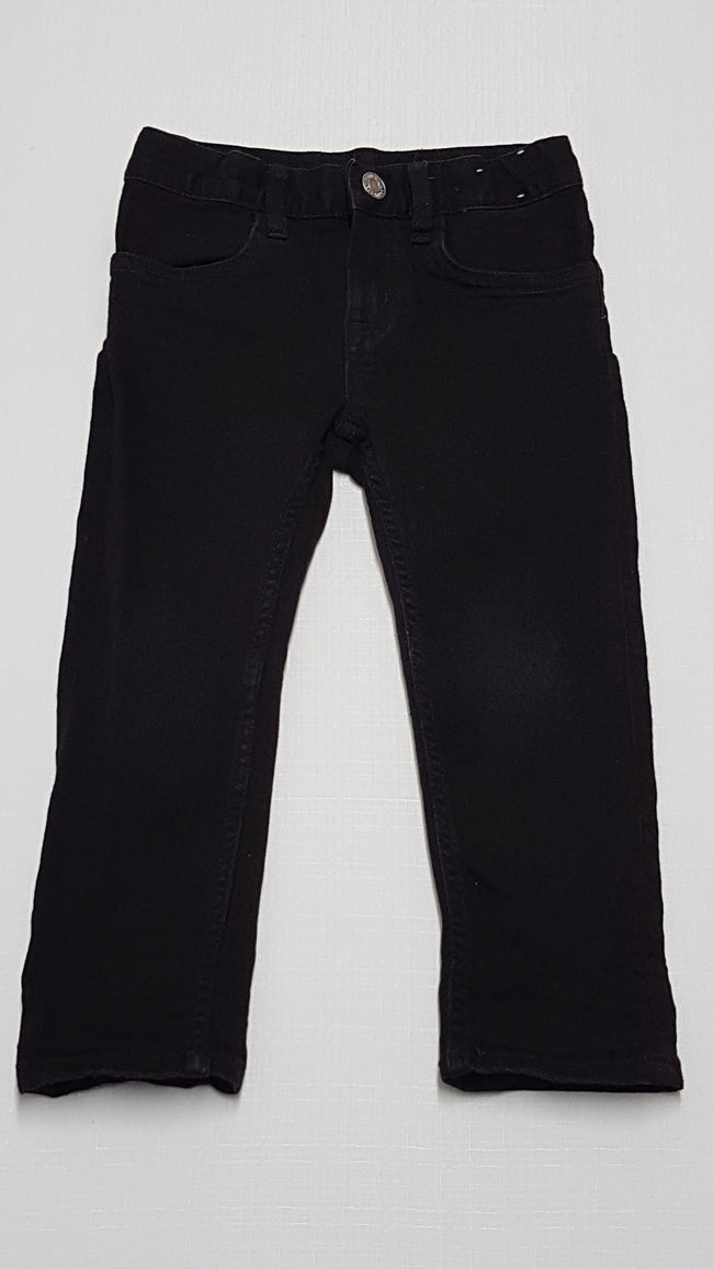 H&M FEKETE SZÍNŰ,MINŐSÉGI KISFIÚ FARMERNADRÁG 98 Hover Image