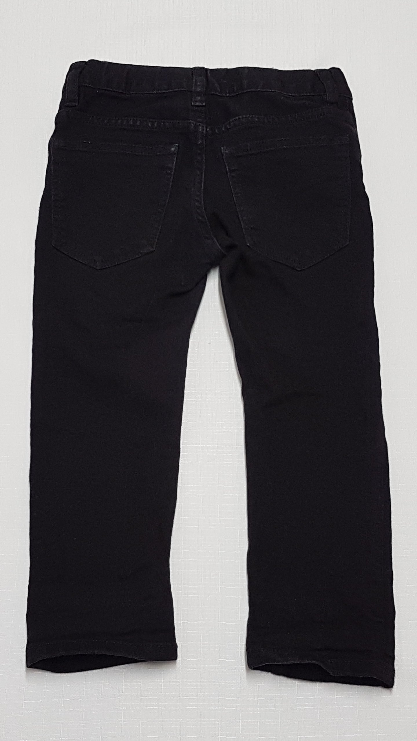 H&M FEKETE SZÍNŰ,MINŐSÉGI KISFIÚ FARMERNADRÁG 98