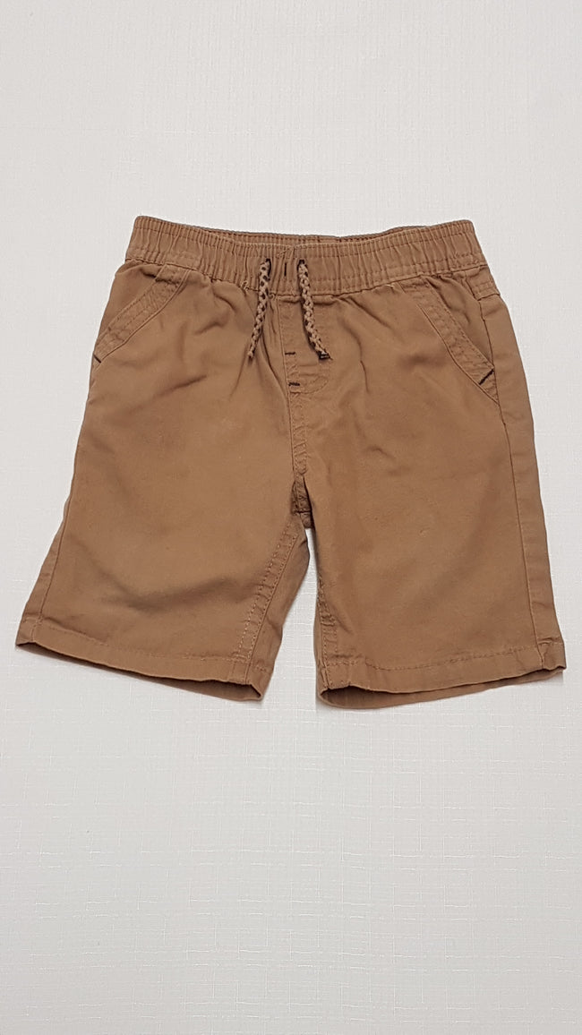 PRIMARK MOGYORÓ SZÍNŰ,GUMIS DEREKÚ KISFIÚ RÖVIDNACI 92 Hover Image