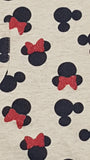 GEORGE MINNIE MOUSE FEJES,KÉTOLDALT ZSEBES,CSILLÁMPOROS,PAMUT KISLÁNY TUNIKA RUHA 110-116