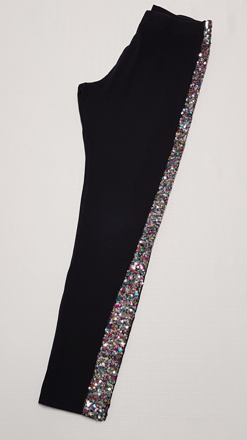 F&F KIDS SZÍNES FLITTERES KISLÁNY LEGGING 128-134