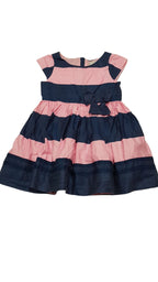 MATALAN CSODASZÉP,ALSÓ SZOKNYÁS,MASNIS ,CSÍKOS,ALKALMI KISLÁNY RUHA 98