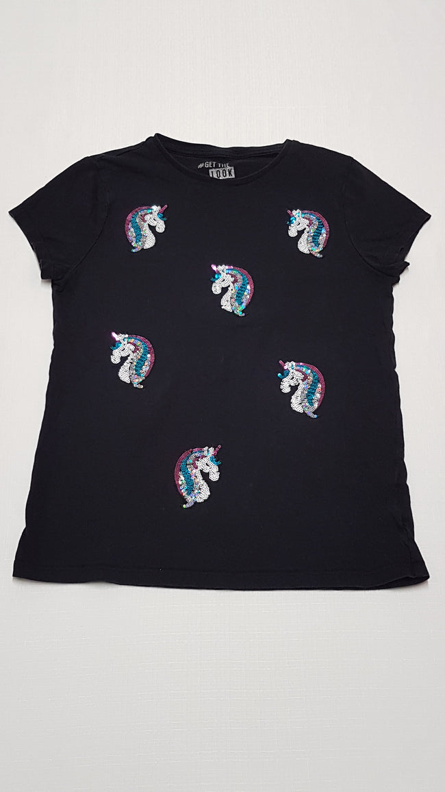 F&F KIDS FLITTERES UNICORNOS KISLÁNY PÓLÓ 134-140 Hover Image