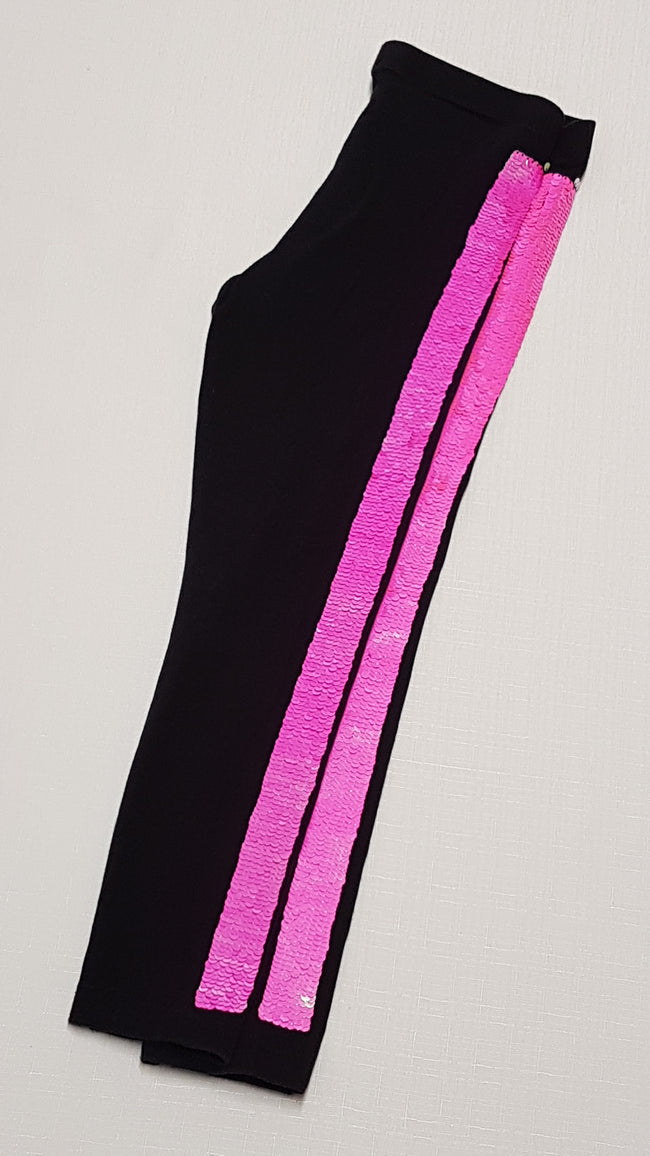 PRIMARK PINK SZÍNŰ FLITTERES,KISLÁNY LEGGING 116 Hover Image