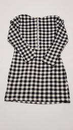 H&M MINŐSÉGI,TRENDI KOCKÁS,ELEGÁNS KISLÁNY RUHA 122-128