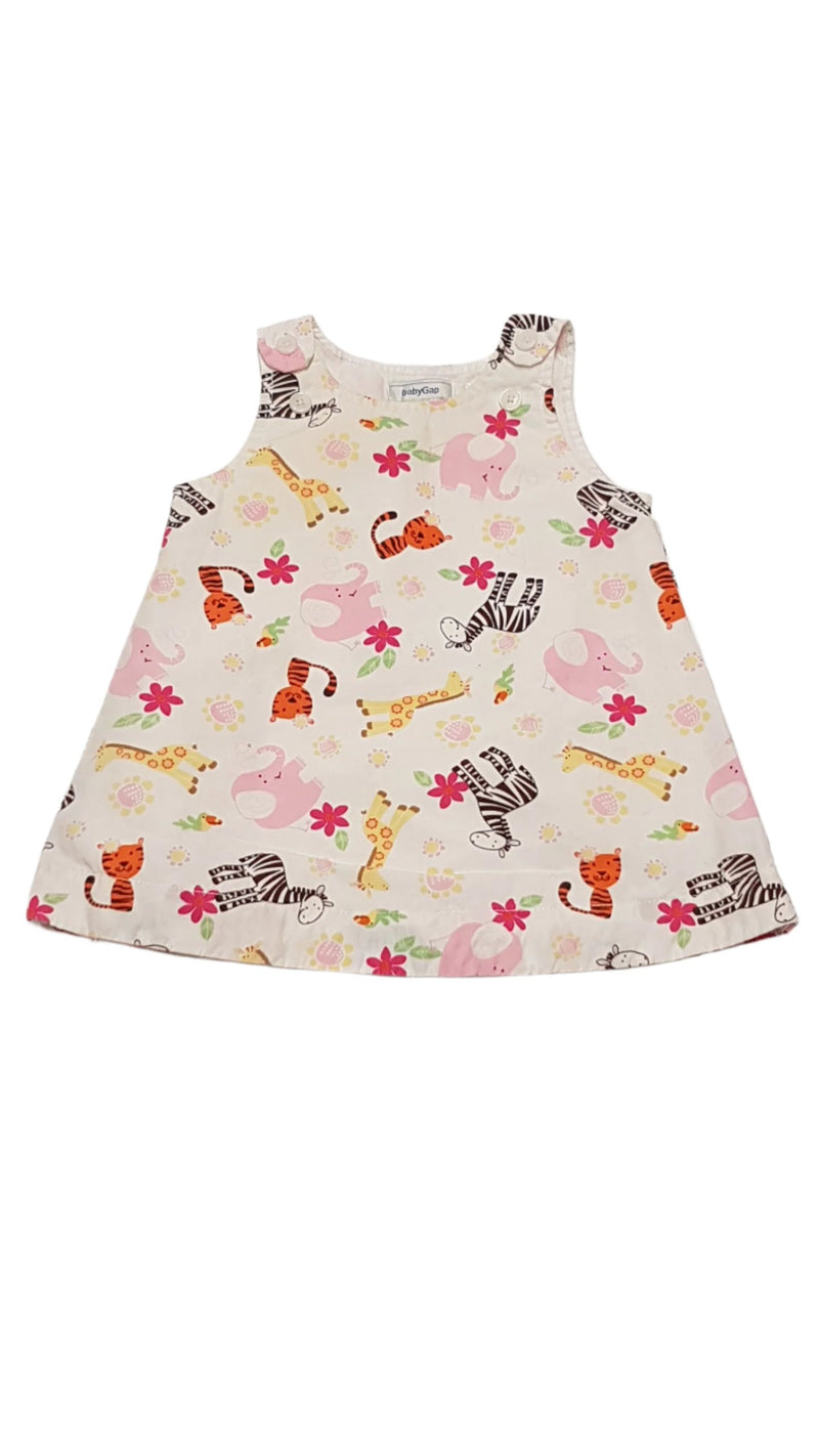 BABY GAP ARANYOS ÁLLATFIGURÁS,MINŐSÉGI KISLÁNY RUHÁCSKA 68