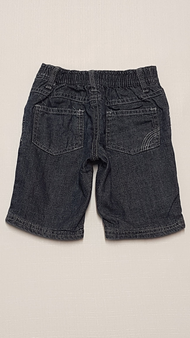 MATALAN HÍMZETT MAJOM FIGURÁS,VÉKONY BÉLELT,KISFIÚ FARMERNACI,GUMIS DERÉKRÉSSZEL 56-62 Main Image