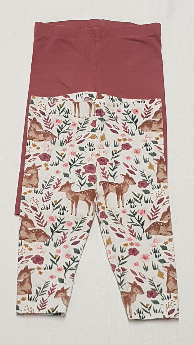 TU KIDS TÜNDÉRI ŐZIKÉS KISLÁNY LEGGING SZETT 62-68 Hover Image