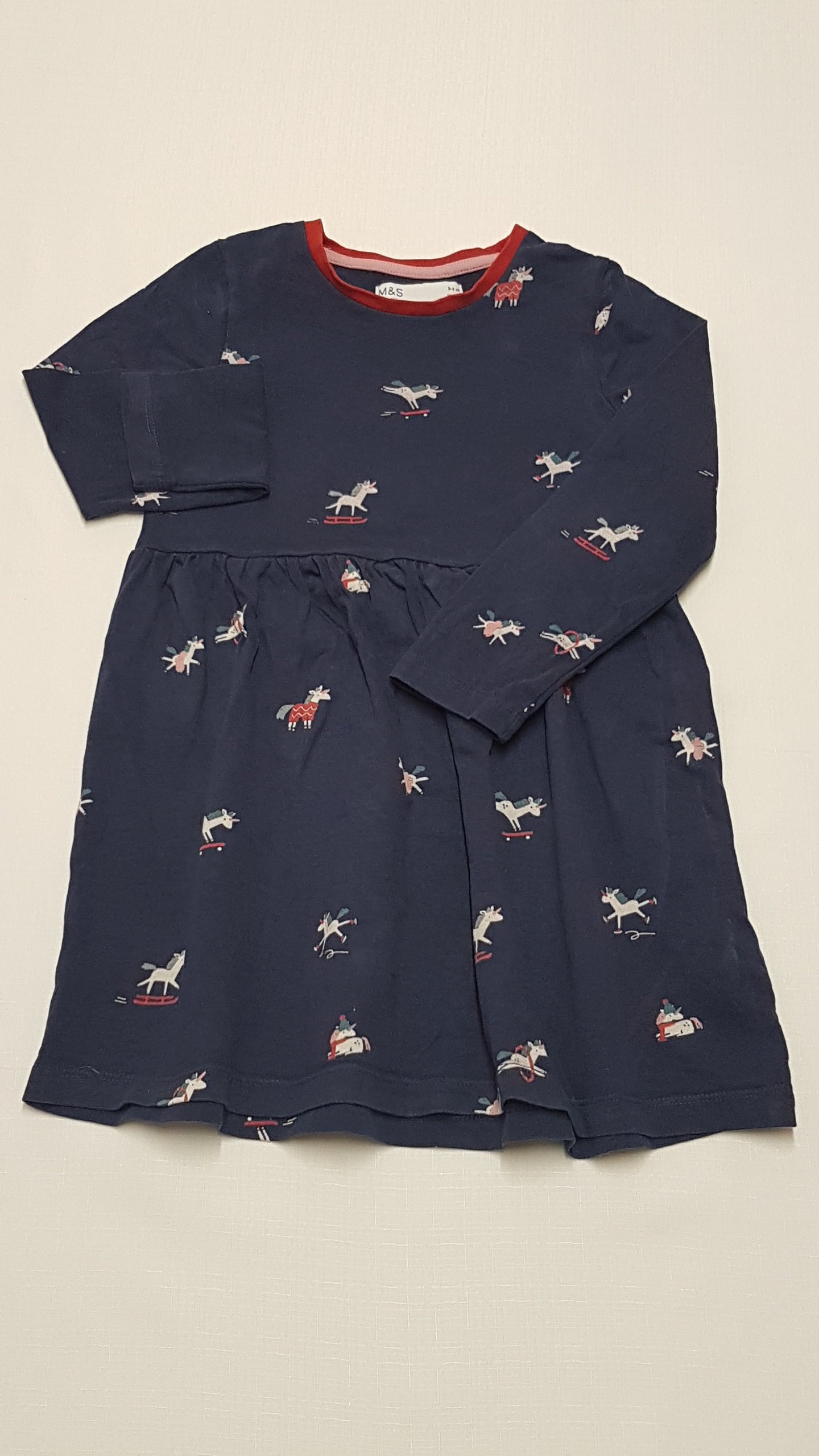 M&S KIDS UNICORN MINTÁS,PAMUT,KISLÁNY TUNIKA RUHA 116