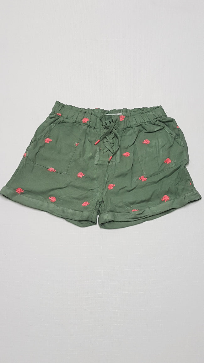 M&S KIDS GUMIS DEREKÚ,HÍMZETT ELEFÁNTOS,CSINI KISLÁNY RÖVIDNACI 134 Hover Image