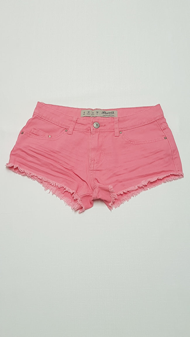 DENIM CO. TRENDI,RÓZSASZÍN SZÍNŰ,KISLÁNY FARMER RÖVIDNACI 158-164 Hover Image