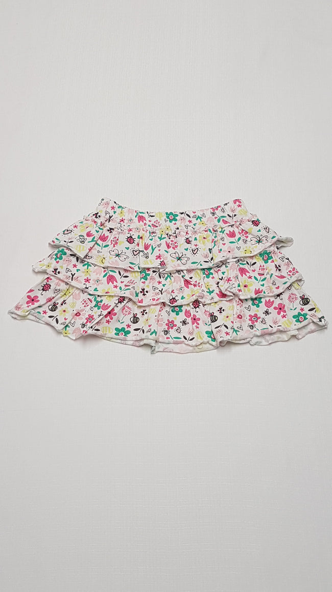 GEORGE SZÍNES APRÓ VIRÁGMINTÁS,RARA SZOKNYA 98-104 Hover Image