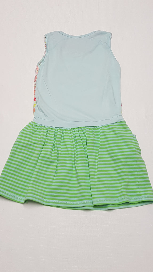 OILILY SZÍNES MINTÁS KISLÁNY PAMUT RUHA 128 Main Image