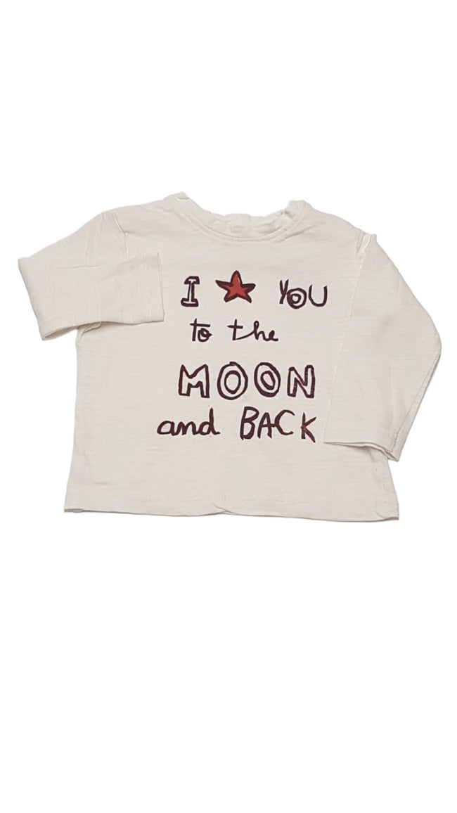 ZARA BABY BOY FELIRATOS KISFIÚ FELSŐ 80 Hover Image