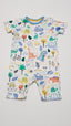 GEORGE SZÍNES ÁLLATFIGURÁS,DÍNÓS,AUTÓS KISFIÚ PLAYSUIT 80-86