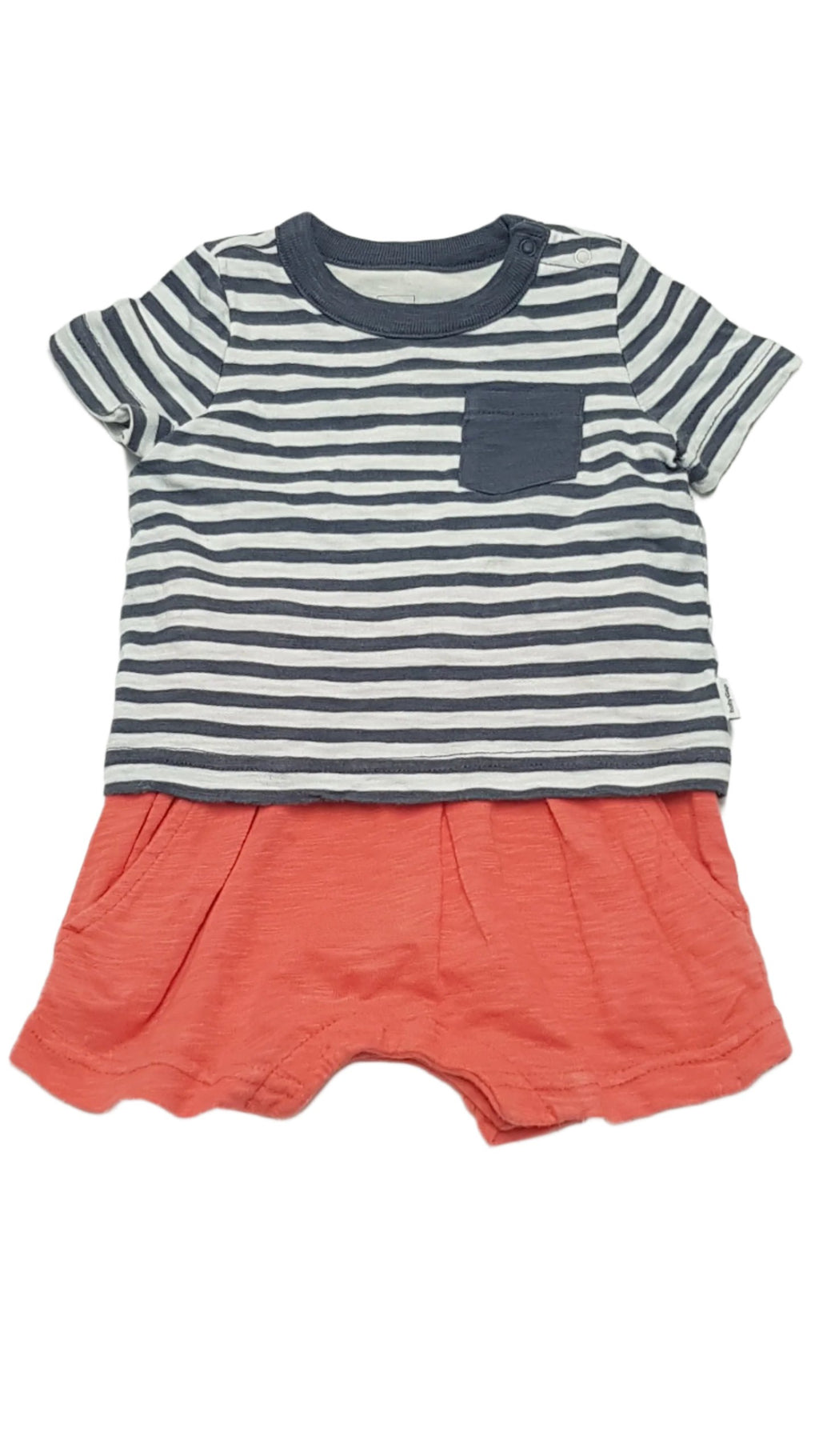 BABY GAP VAGÁNY KISFIÚ PLAYSUIT 68