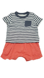 BABY GAP VAGÁNY KISFIÚ PLAYSUIT 68
