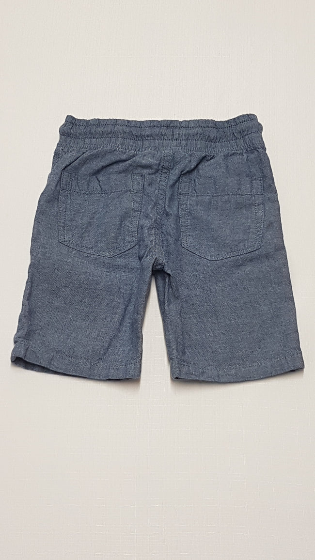 F&F KIDS PUHA TAPINTÁSÚ,FARMERHATÁSÚ,KÉTOLDALT ZSEBES KISFIÚ BERMUDA NACI 104 Main Image