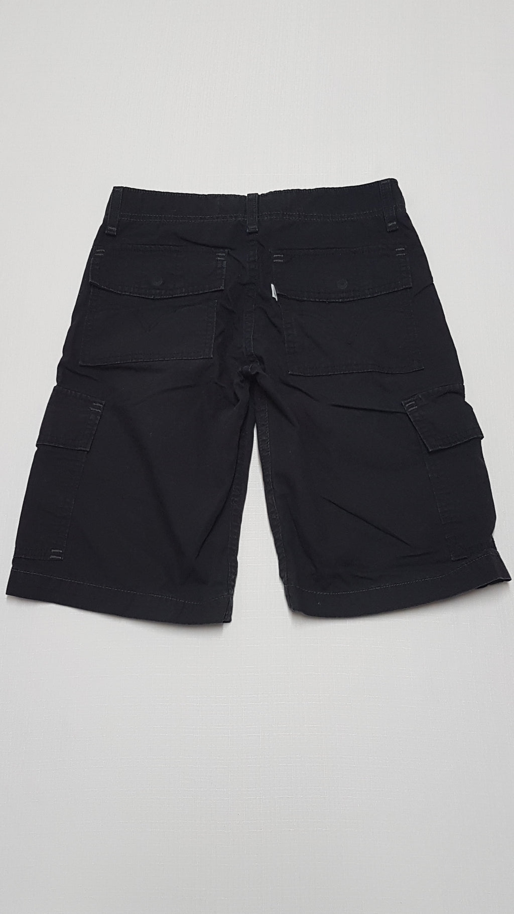 LEVI'S EXTRAMINŐSÉGŰ,FEKETE SZÍNŰ BERMUDA FIÚ FARMERNADRÁG 164