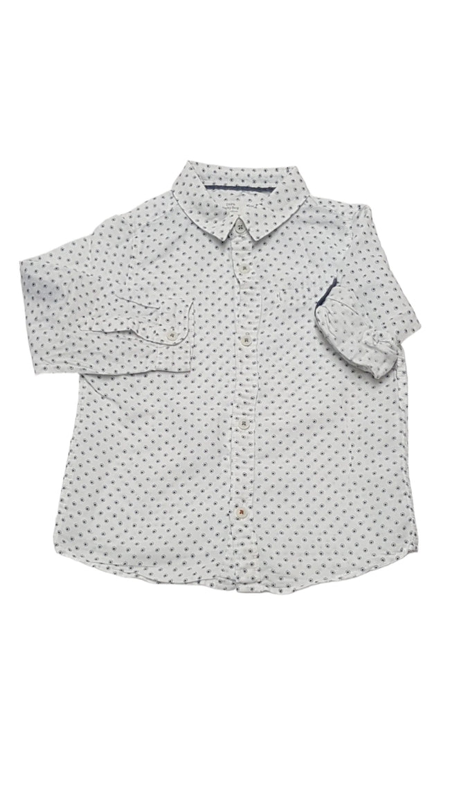 ZARA BABY BOY EXTRAMINŐSÉGŰ,APRÓ MINTÁS,ELEGÁNS KISFIÚ ING 98 Hover Image