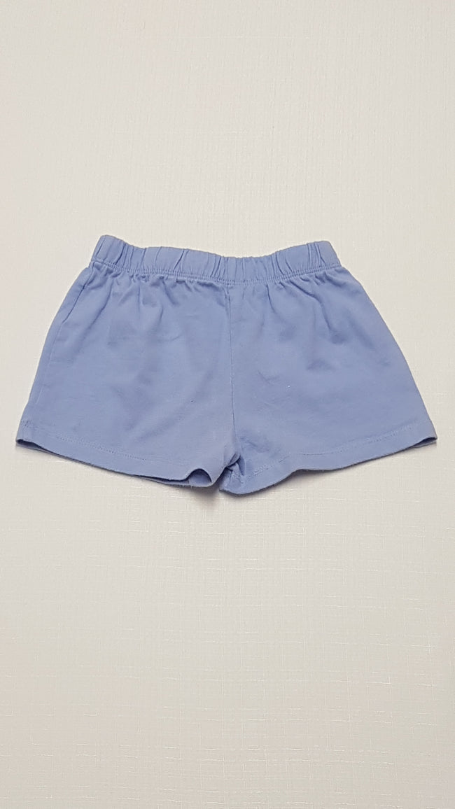 MOTHERCARE VILÁGOSKÉK SZÍNŰ,GUMIS DEREKÚ,UNISEX,PAMUT RÖVIDNADRÁG 86 Hover Image