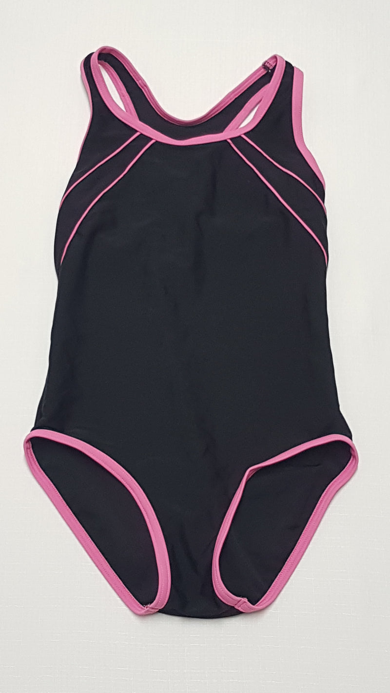 GEORGE CIKLÁMEN SZEGŐS,FEKETE KISLÁNY FÜRDŐRUHA 128-134