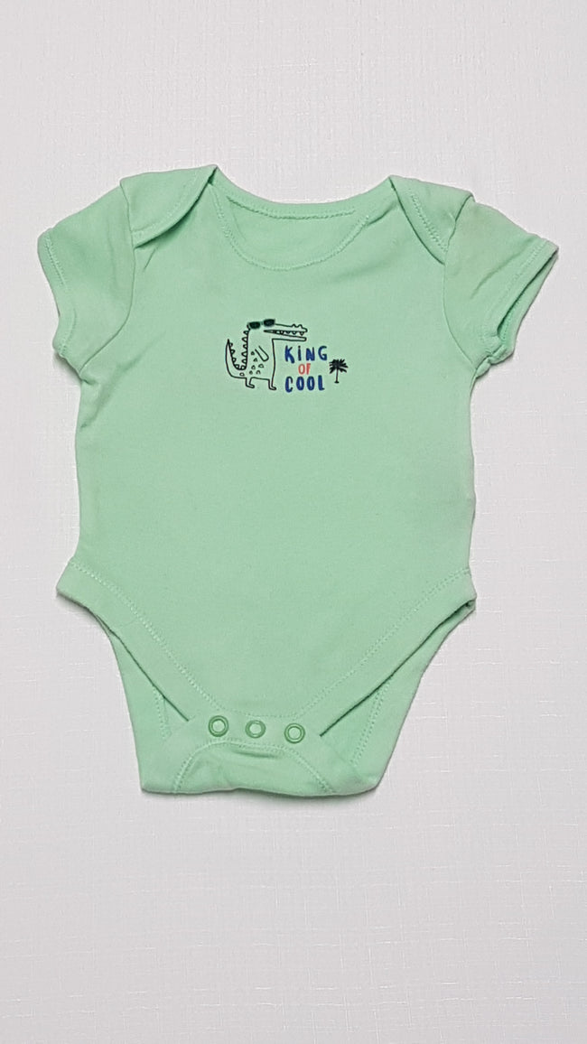 PRIMARK BABY MENTA SZÍNŰ KISFIÚ BODY 62 Hover Image