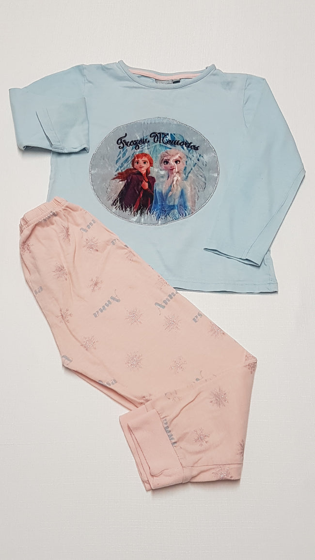 PRIMARK FROZEN ELSA& ANNA KISLÁNY PIZSI 116 Hover Image