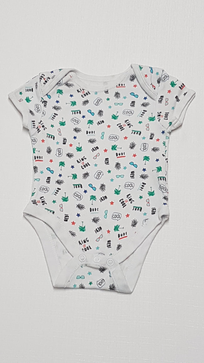 PRIMARK VAGÁNY,FELIRATOS KISFIÚ BODY 62 Hover Image
