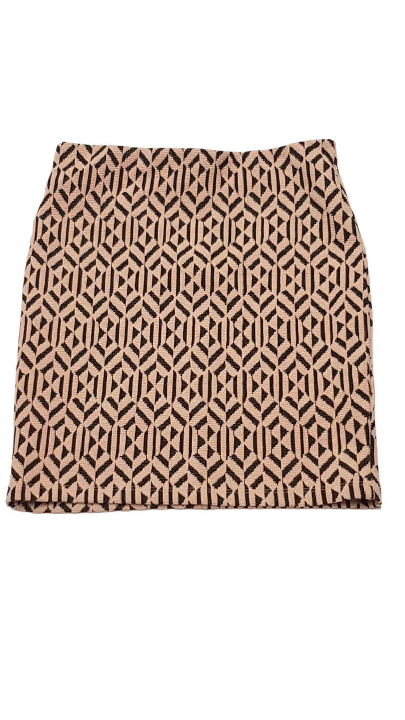 ATMOSPHERE PÚDER&FEKETE SZÍNŰ,GUMIS DEREKŰ KISLÁNY DIVATSZOKNYA 164