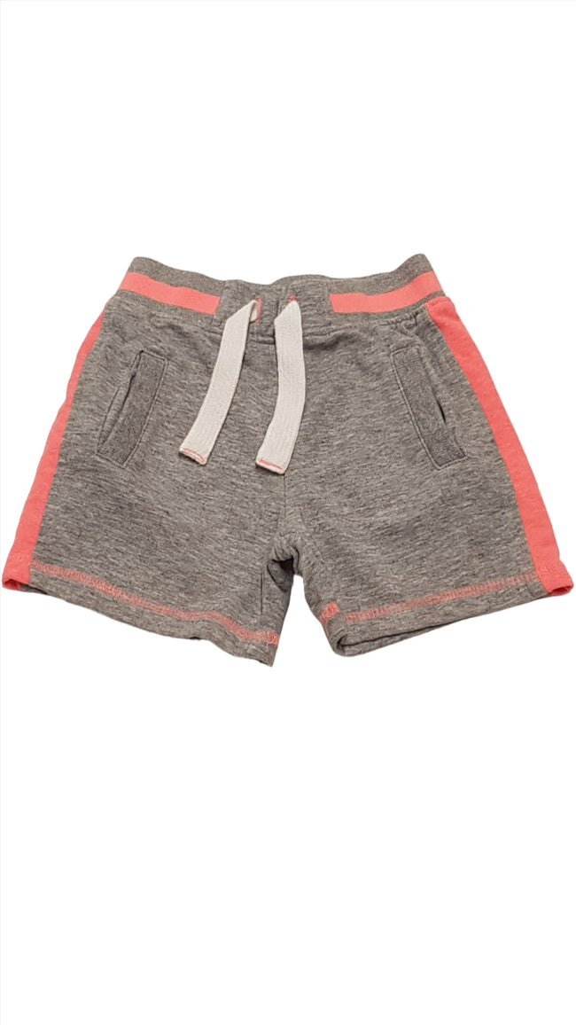 NUTMEG SZÍNES CÉRNAMINTÁS,GUMIS DEREKÚ, PAMUT KISLÁNY RÖVIDNACI 92 Hover Image