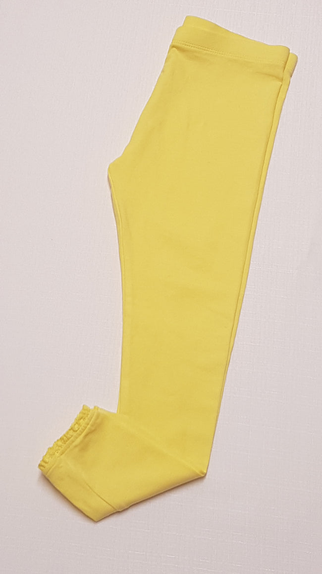 MOTHERCARE CSIPKÉS ALJÚ,NAPSÁRGA KISLÁNY LEGGING 116 Hover Image