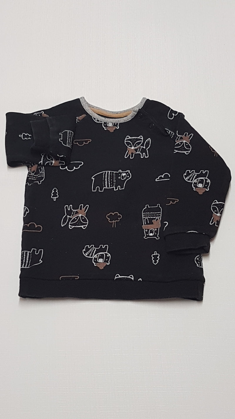 GEORGE ÁLLATOS KISFIÚ PULÓVER 86-92