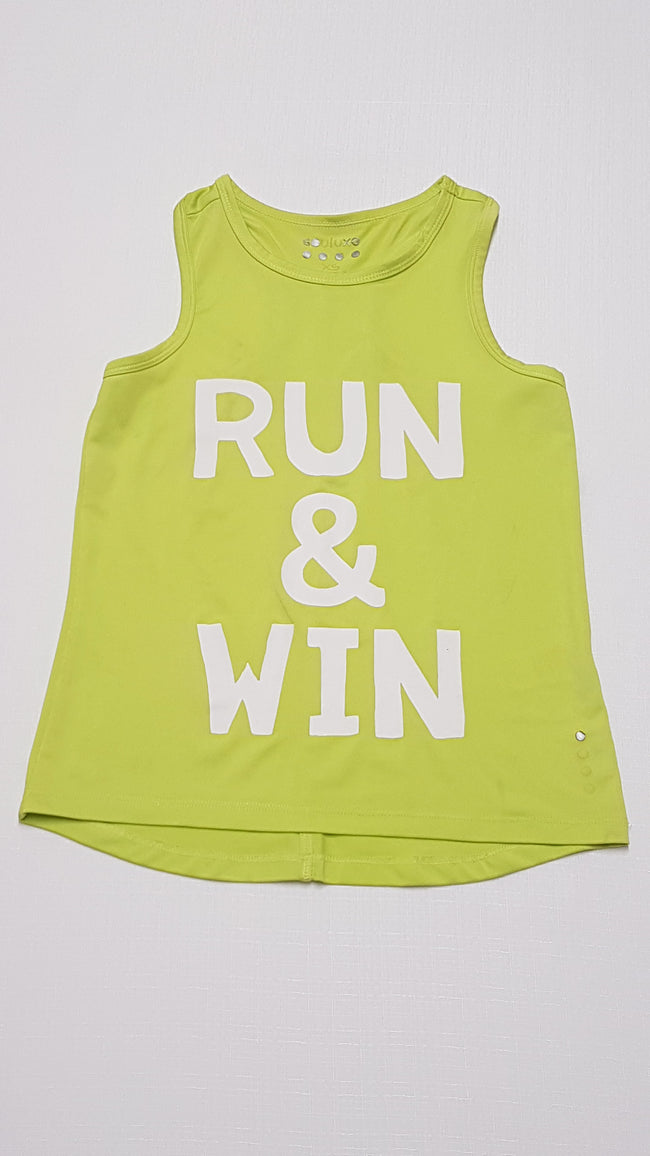 MATALAN NEON SZÍNŰ,FELIRATOS KISLÁNY SPORT TRIKÓ 122 Hover Image