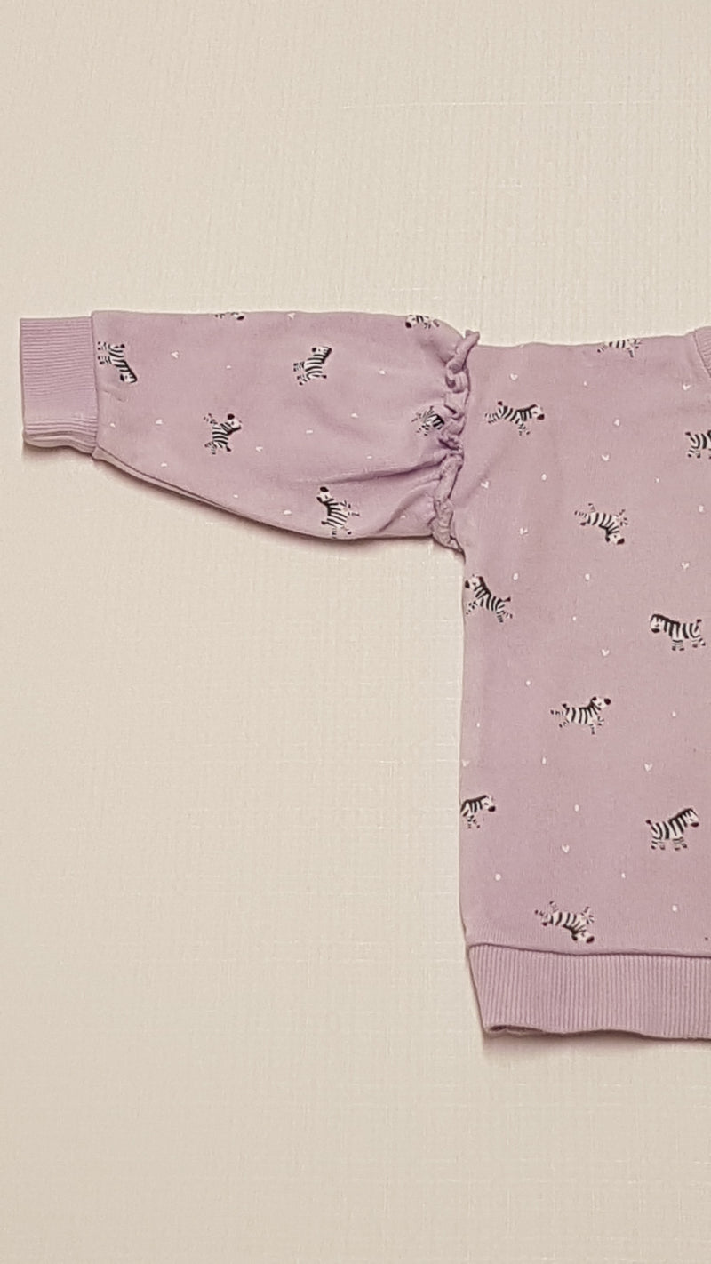 GEORGE BŐ UJJÚ,ZEBRAMINTÁS KISLÁNY PULÓVER 68-74