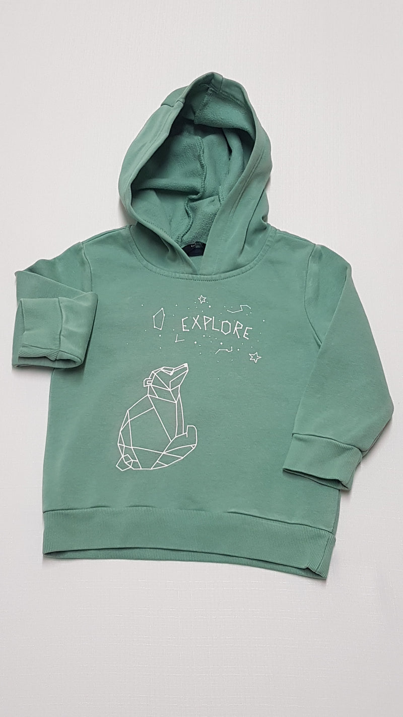 GEORGE JEGESMEDVÉS,KAPUCNIS KISFIÚ PULÓVER 92-98