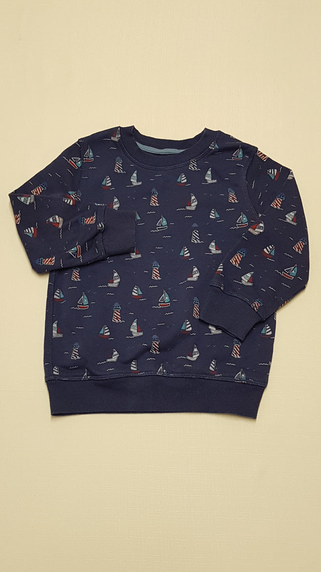 GEORGE VITORLÁS KISFIÚ PULÓVER 104-110 Hover Image