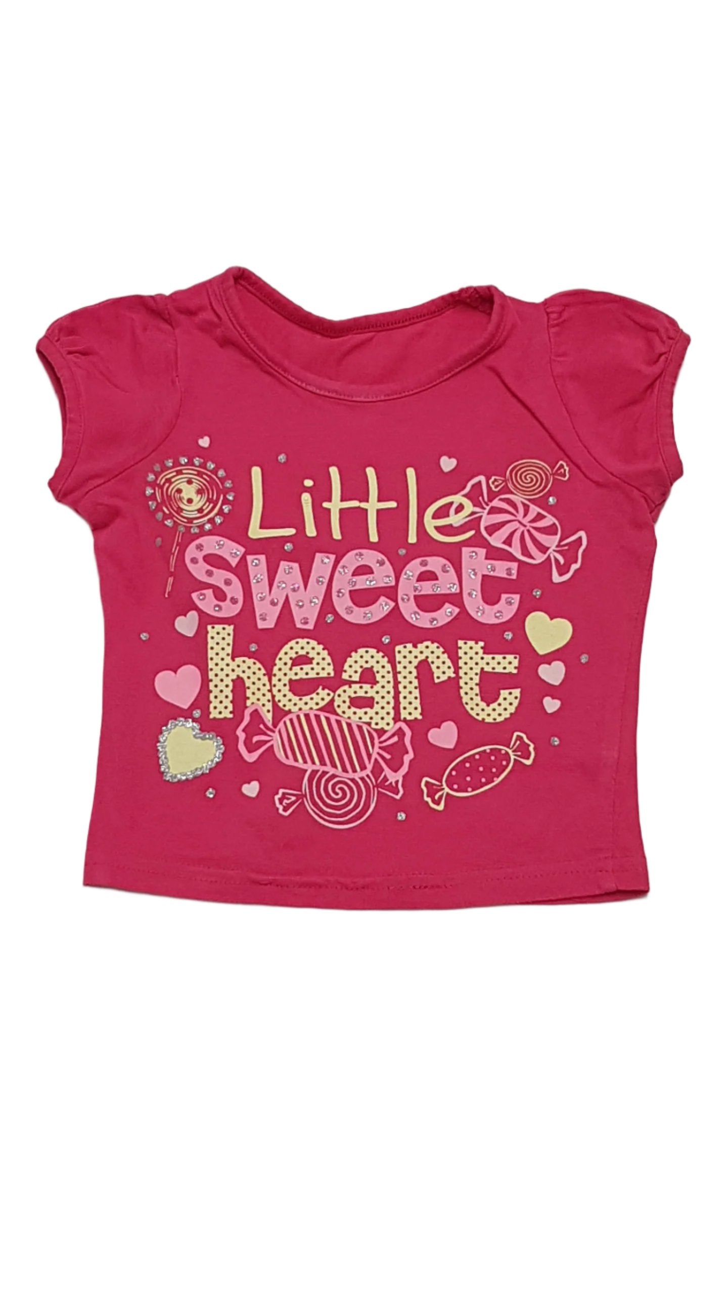 MATALAN LITTLE SWEET HEART FELIRATÚ KISLÁNY PÓLÓ 68