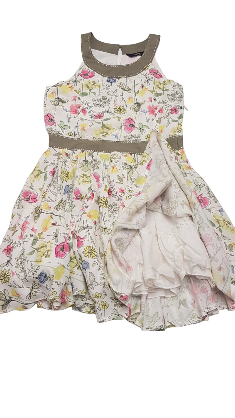 GEORGE CSODÁLATOS,MEZEI VIRÁGOS,ALSÓSZOKNYÁS KISLÁNY ALKALMI RUHA 134-140