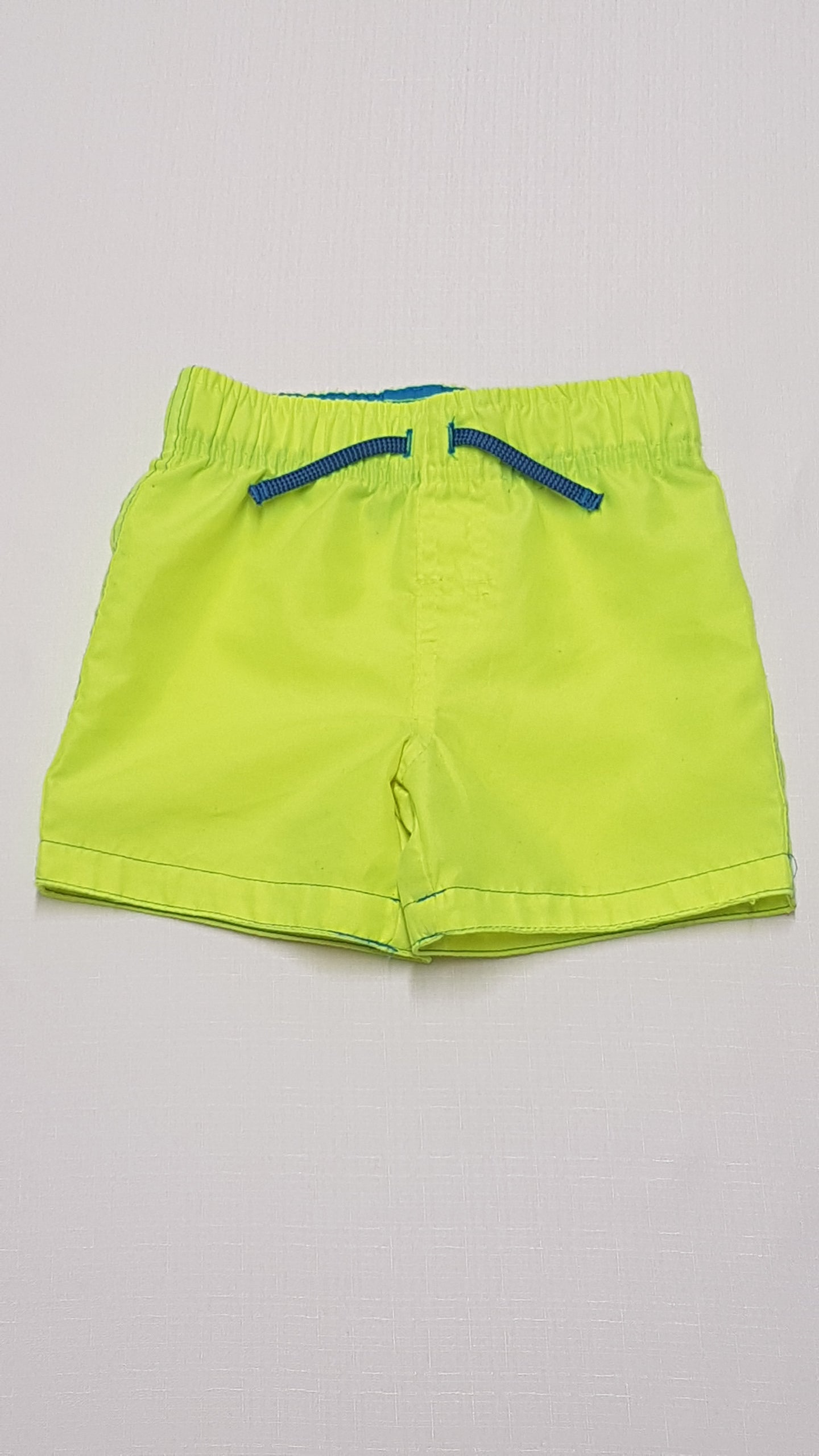 PRIMARK NEON SÁRGA SZÍNŰ KISFIÚ RÖVIDNACI 92
